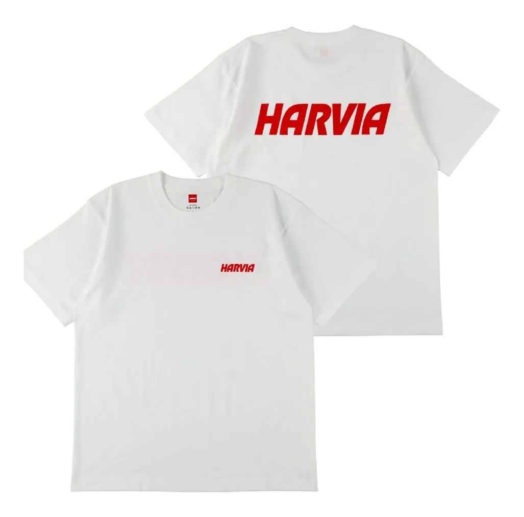 ハルビアロゴ入りTシャツ白 L