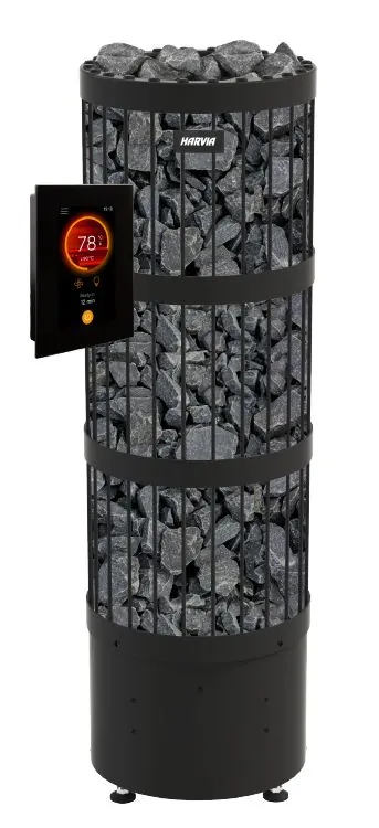 FENIX Wi-Fiタッチパネルをヒーター側面に設置した例（本国公式）