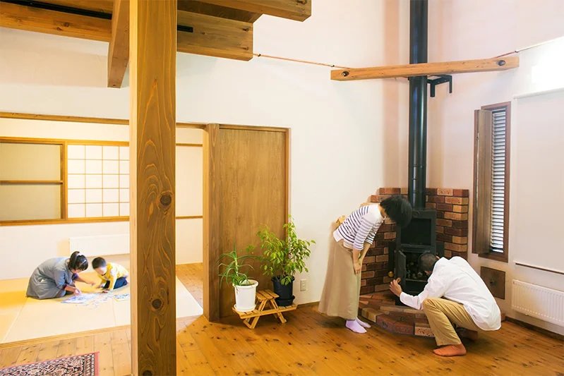 和室に置かれたクラフトマン