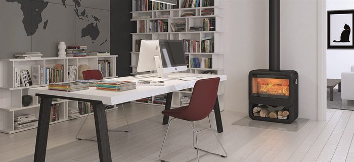 ドブレ（Dovre）鋳物薪ストーブのある暮らし（写真：Dovre）