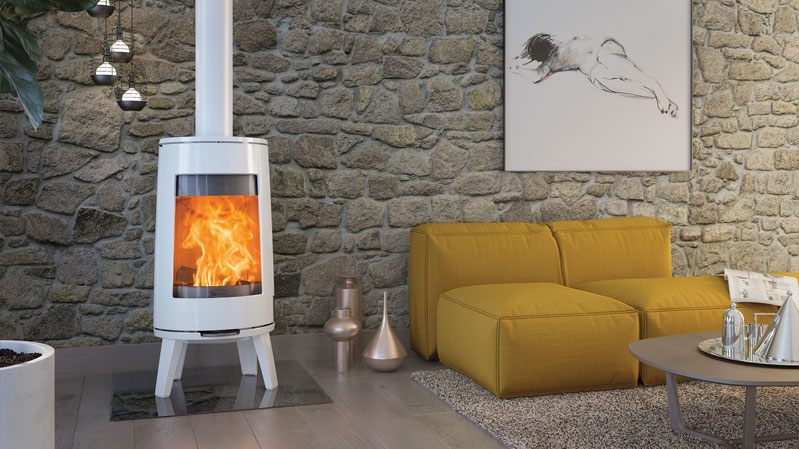 ドブレ（Dovre）鋳物薪ストーブのある暮らし（写真：Dovre）