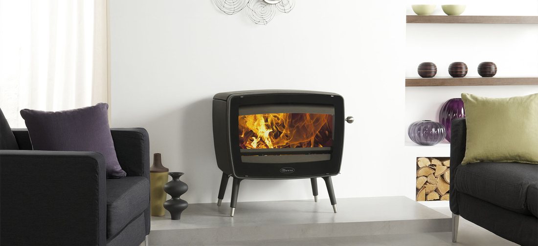 ドブレ vintage50 レトロモダンな鋳物薪ストーブ（写真：Dovre）