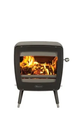 ドブレ vintage35 レトロモダンな鋳物薪ストーブのある部屋(写真:Dovre)