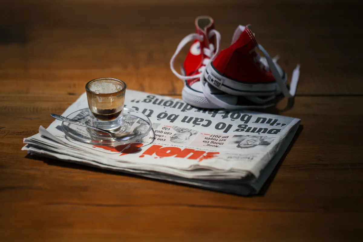 朝のコーヒー