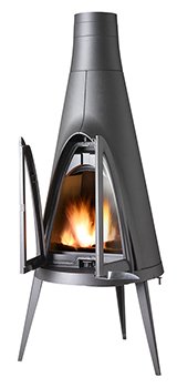 アンヴィクタ Tipi 円錐型の薪ストーブ