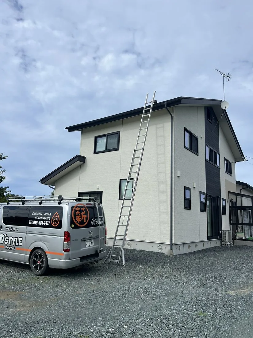 夢ハウス オーロラの煙突掃除(青森県八戸市)