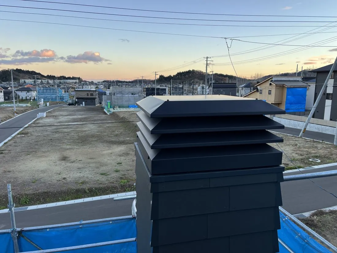 宮城県名取市に設置したドブレ 640WD の薪ストーブ