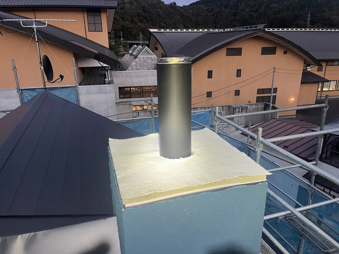 仕上がった角トップの囲い