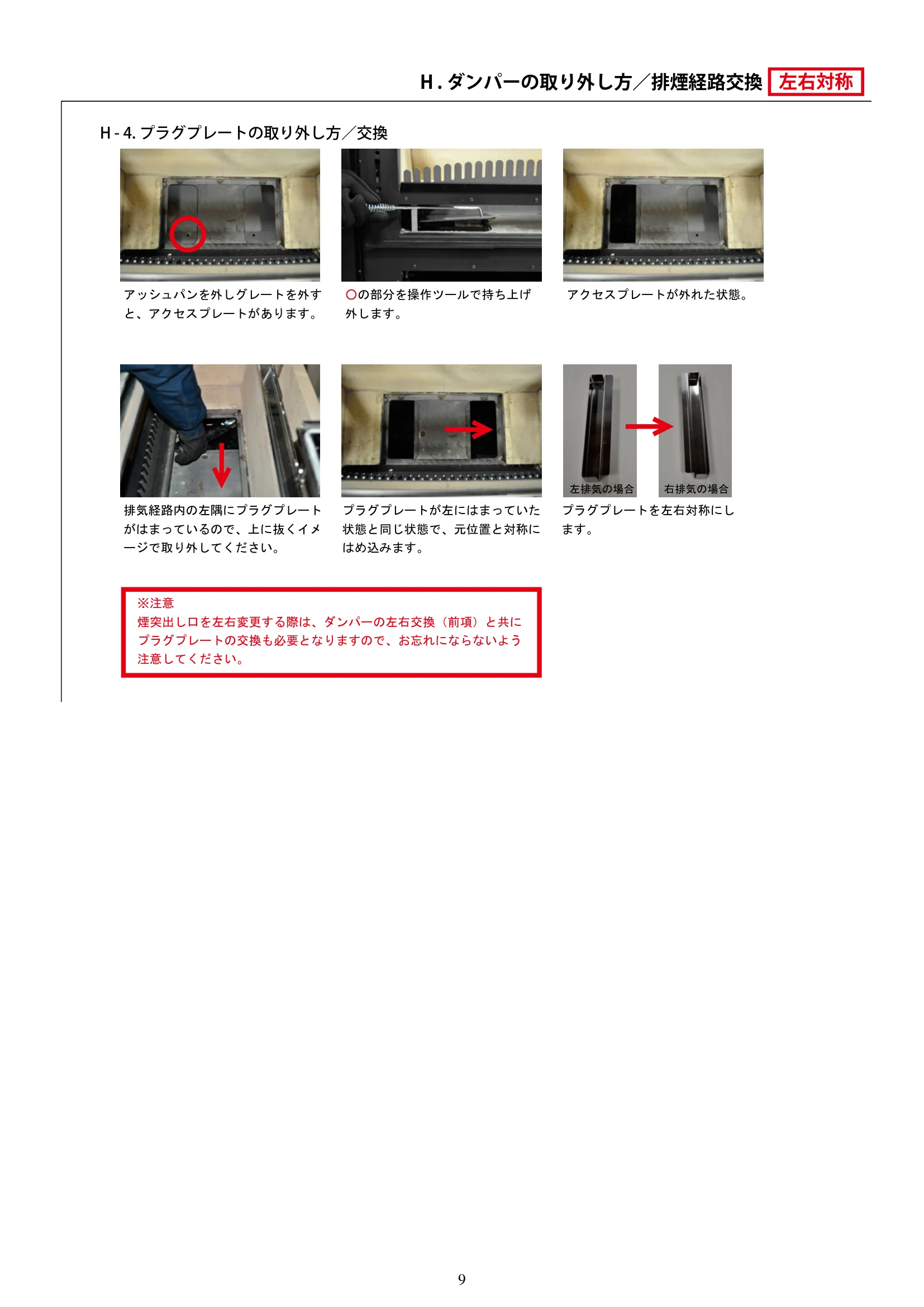  DEMANINCOR D0105 104 SERVICE（2019年版） 取扱説明書 9ページ目