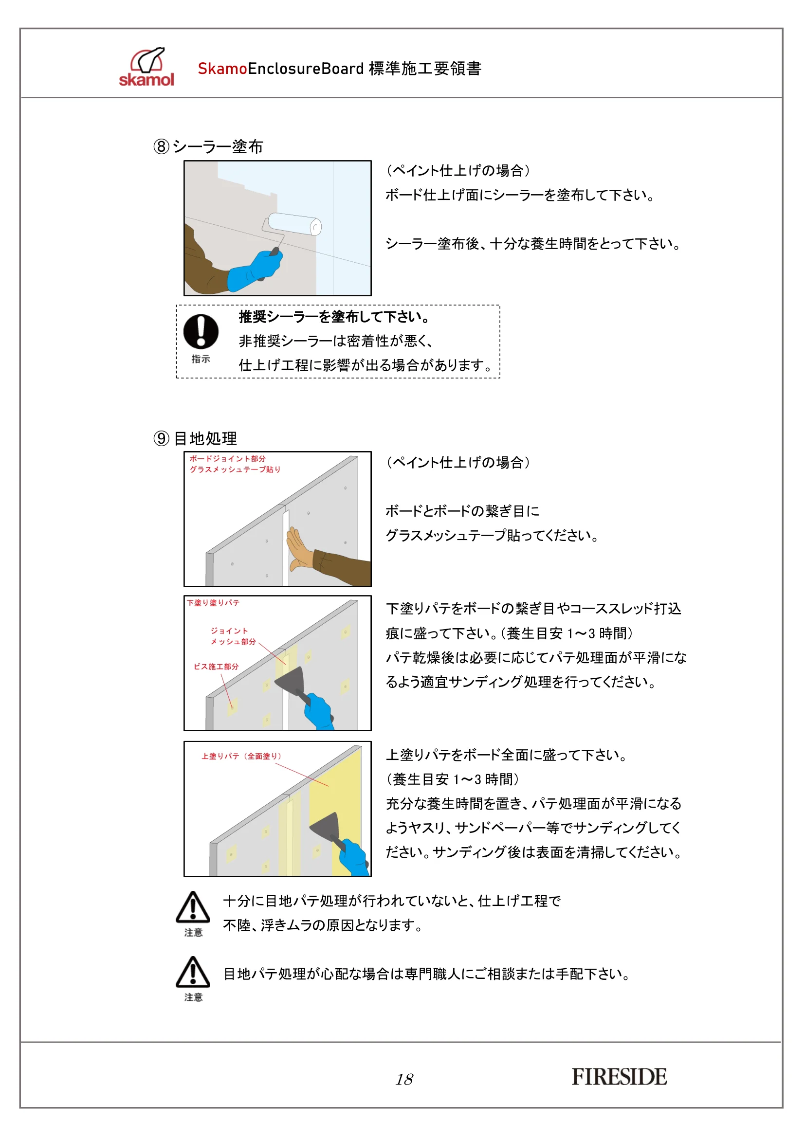  SKAMOL SKAMOENCLOSUREBOARD SEKOU（2026年版） 技術資料 19ページ目