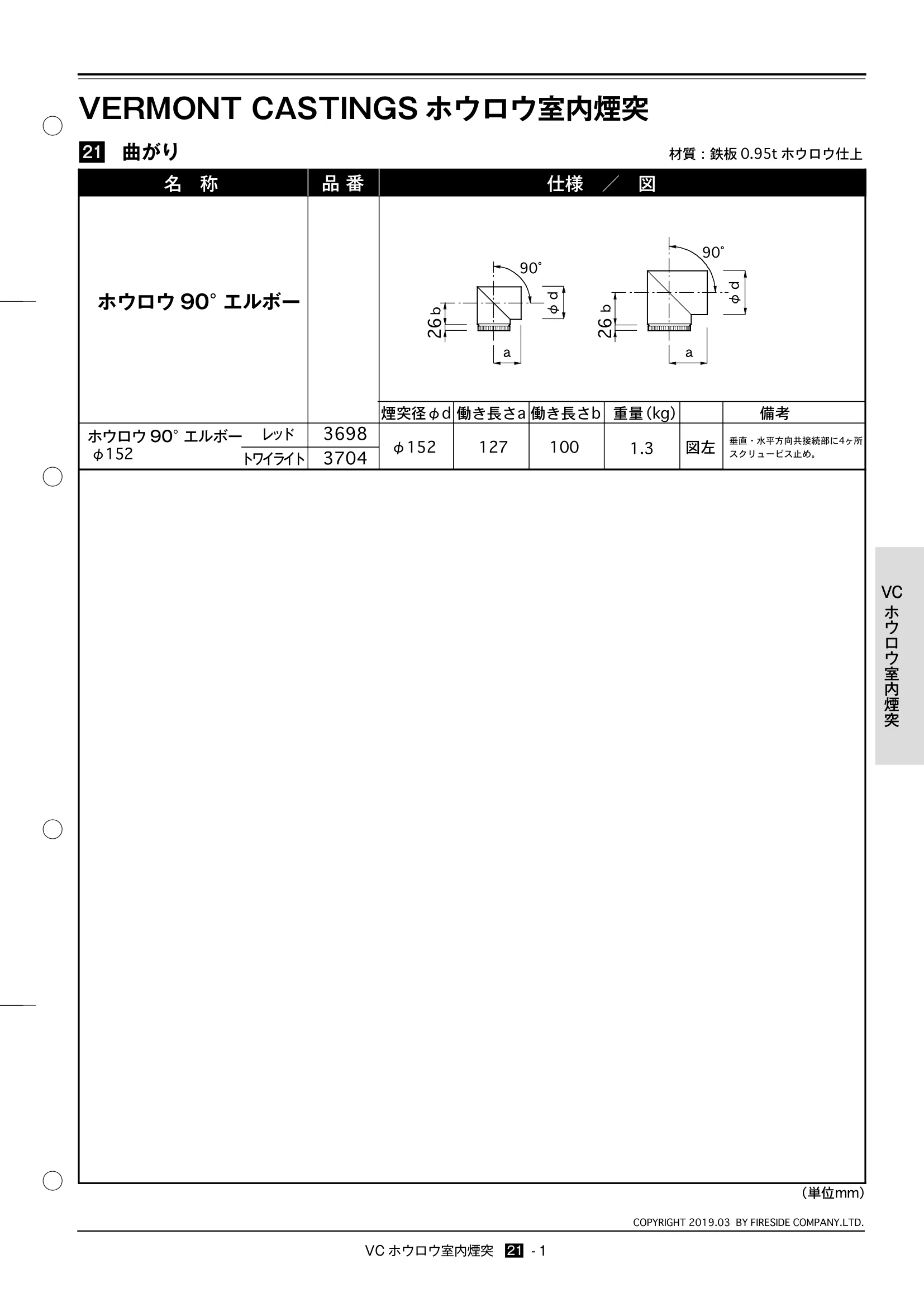  TECHBOOK 21 VC 技術資料 1ページ目