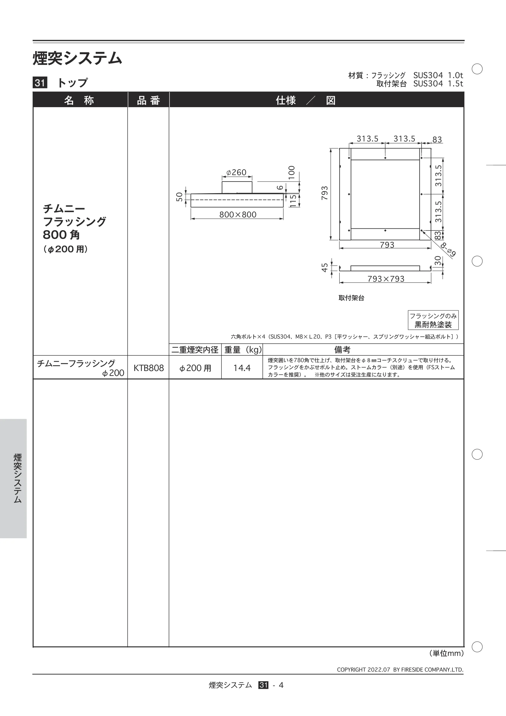  TECHBOOK 31 FS（2026年版） 技術資料 4ページ目