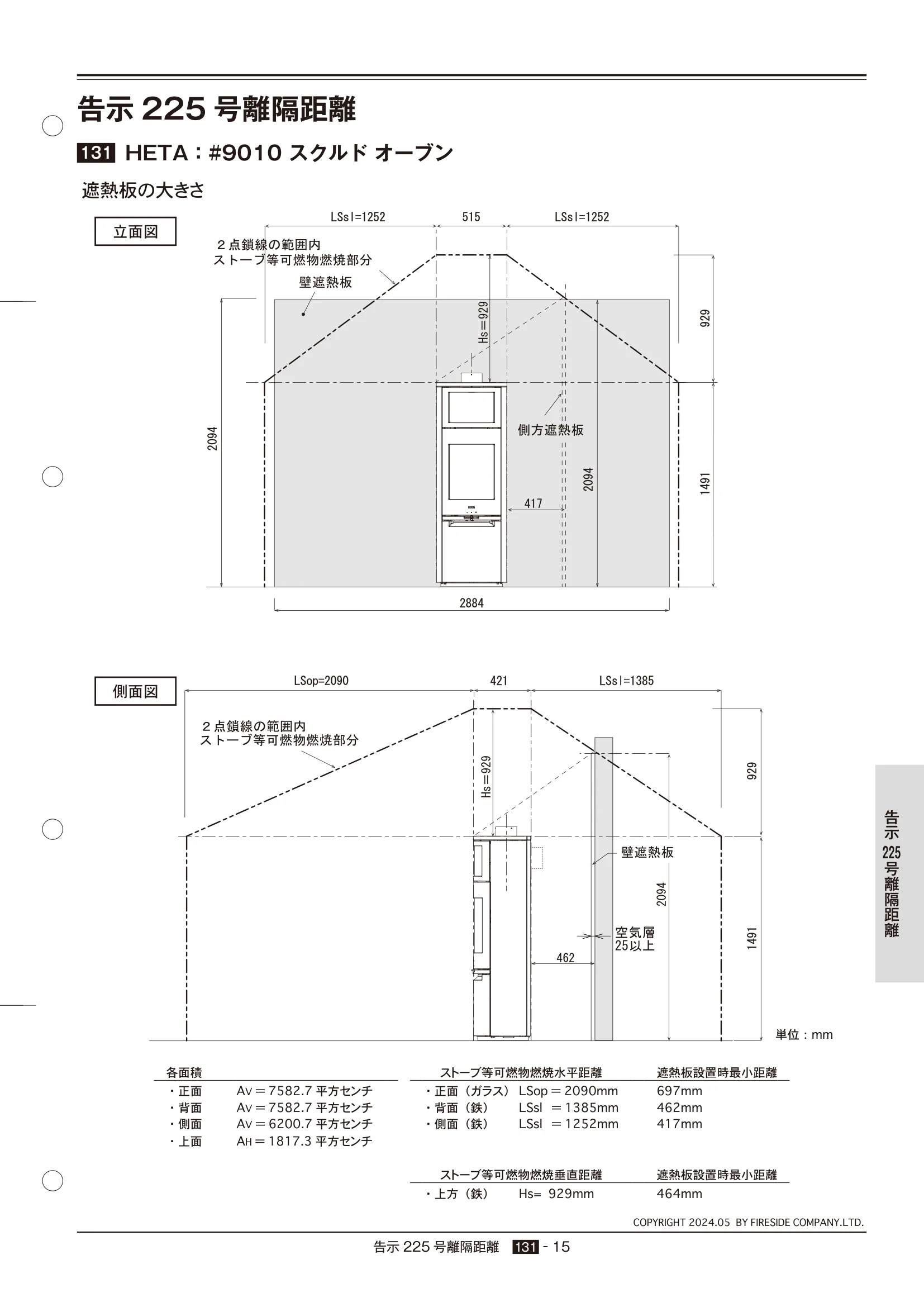  TECHBOOK KOKUJI225 HETA（2024年版） 技術資料 15ページ目
