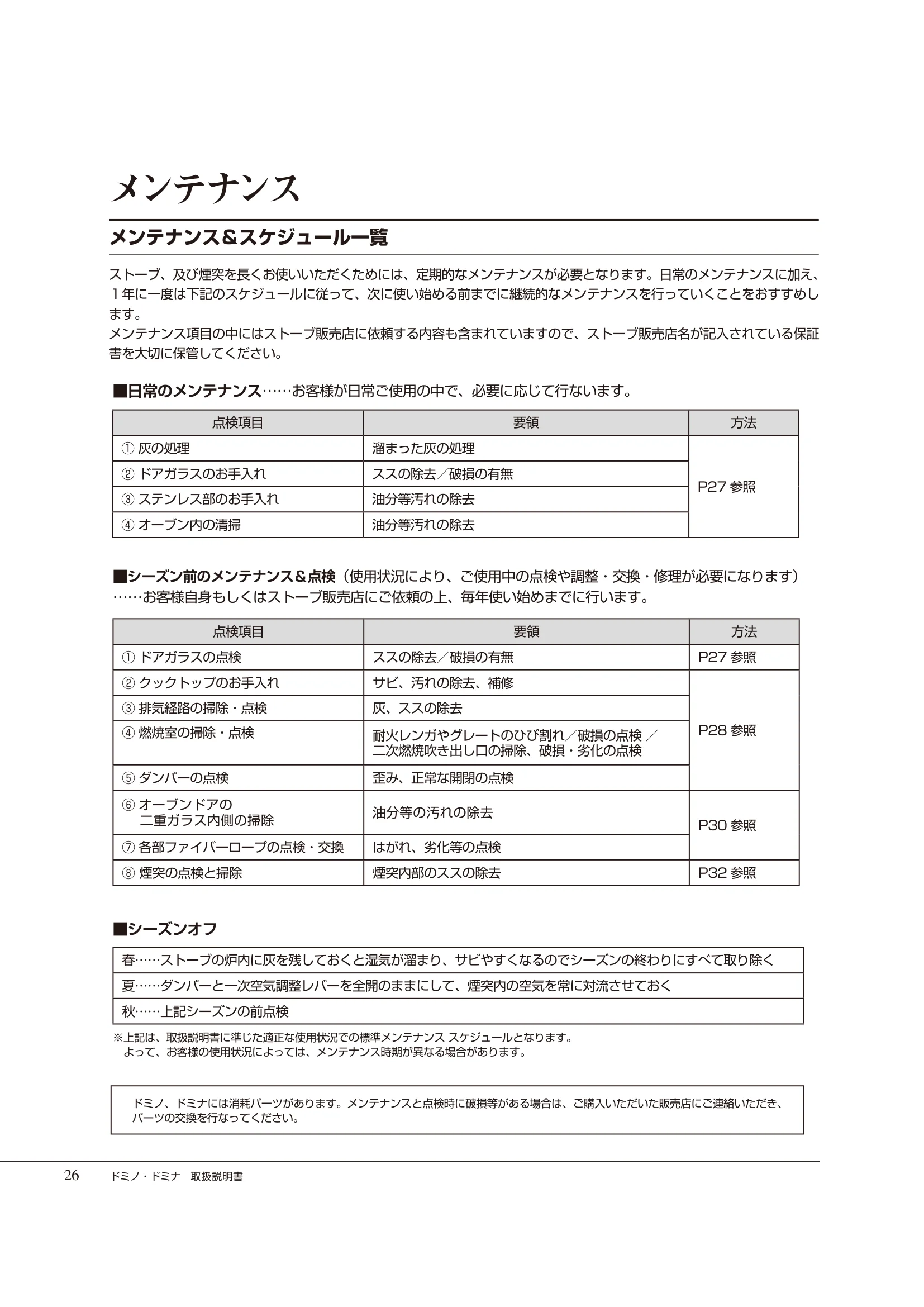  DEMANINCOR D0102（2015年版） 取扱説明書 26ページ目