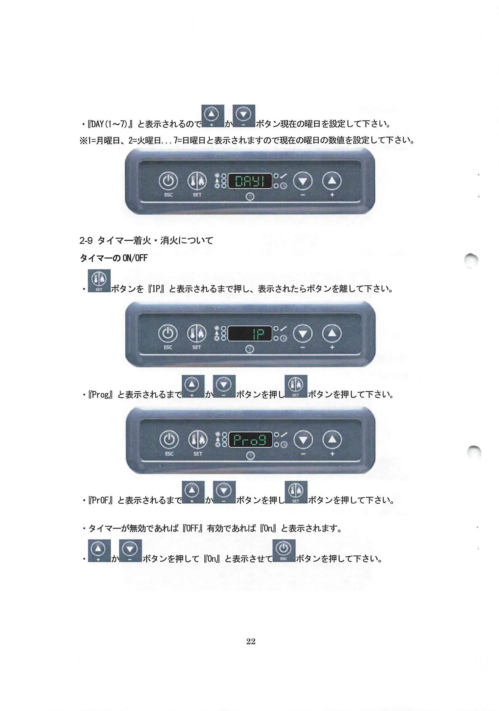 エディルカミン KIKKA KIKKAPLUS 取扱説明書 22ページ目