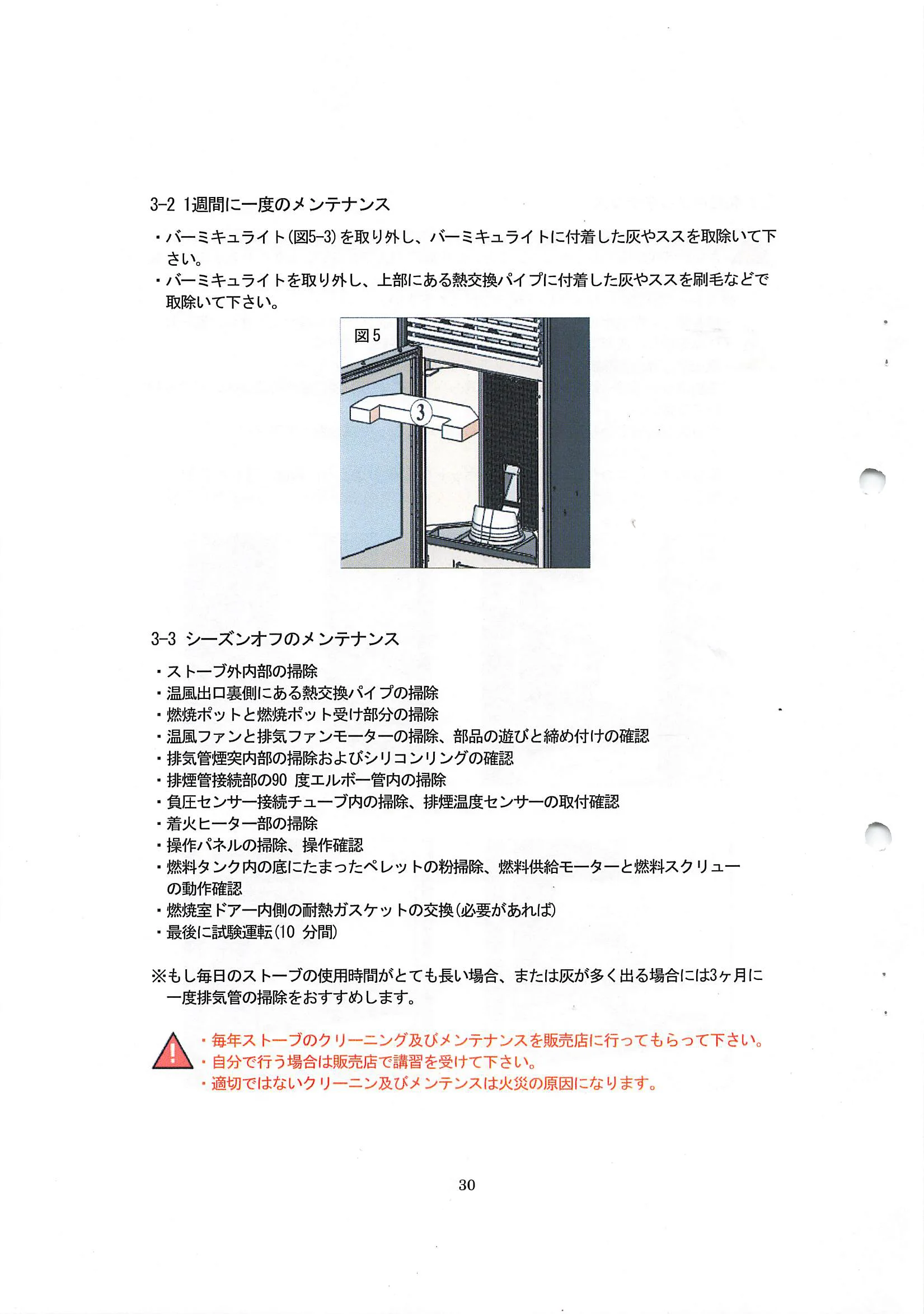 エディルカミン KIKKA KIKKAPLUS 取扱説明書 30ページ目