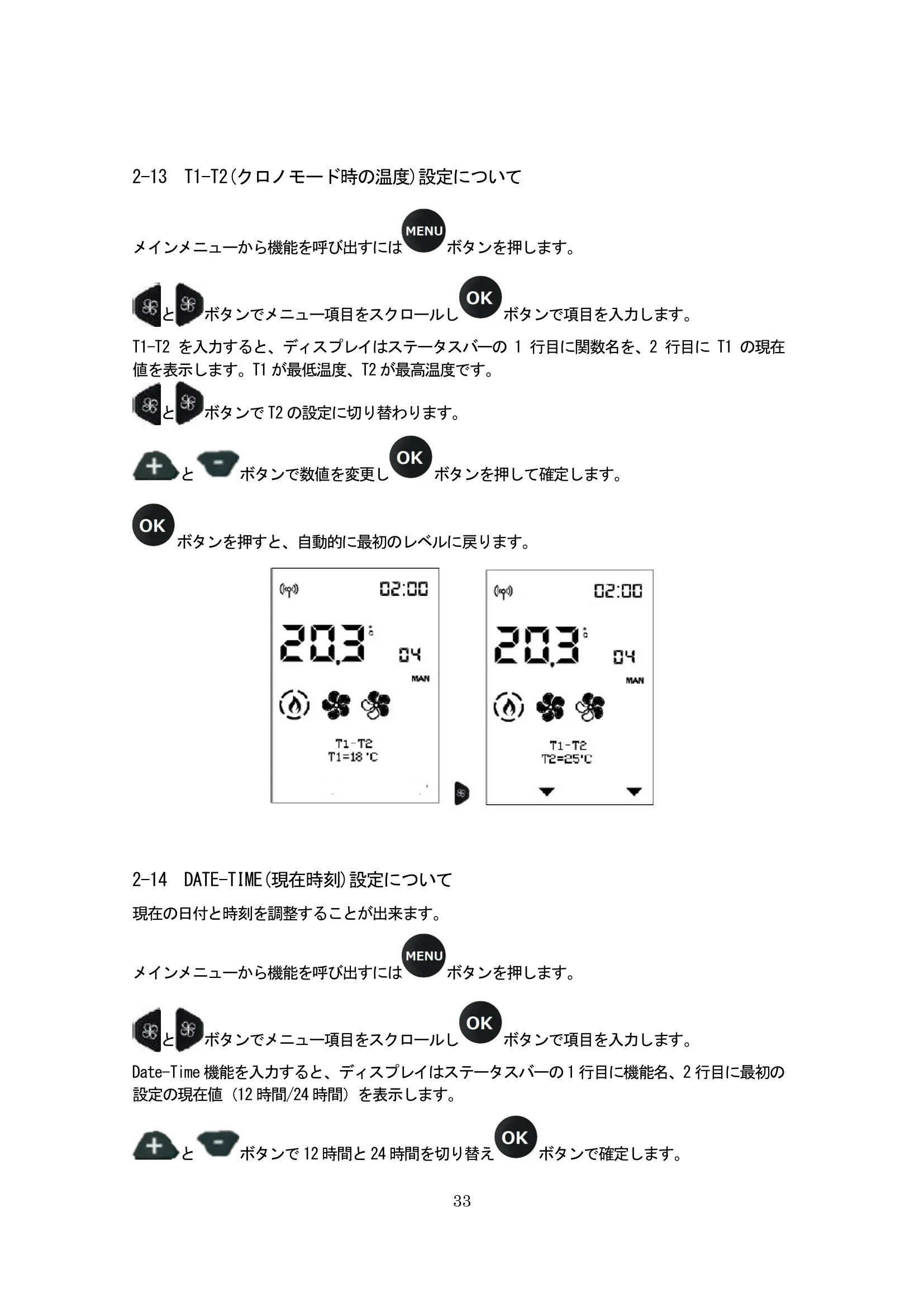 エディルカミン NARA PLUS 取扱説明書 33ページ目