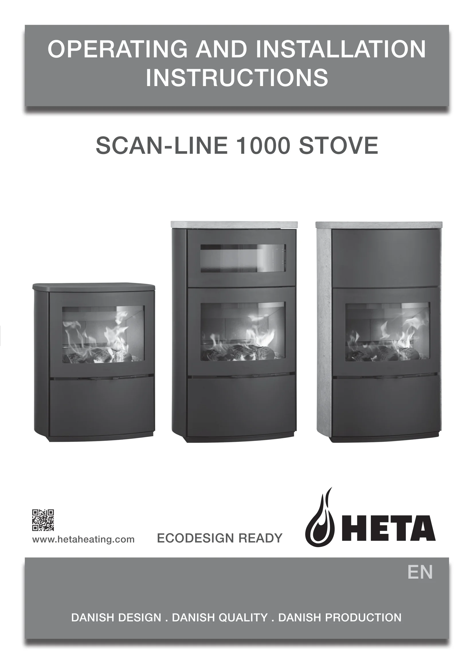 ファイヤーサイド HETA SCAN LINE1000 INSTRUCTIONS 資料 1ページ目