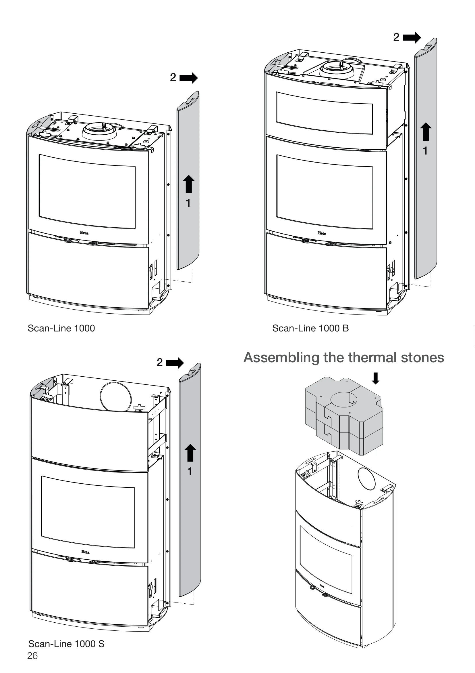 ファイヤーサイド HETA SCAN LINE1000 INSTRUCTIONS 資料 26ページ目