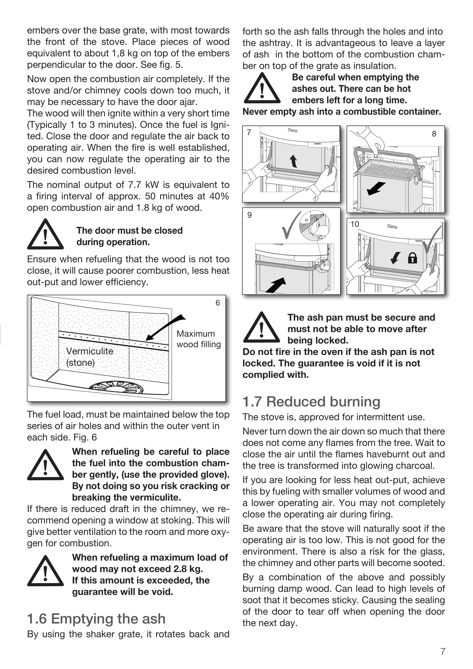 ファイヤーサイド HETA SCAN LINE1000 INSTRUCTIONS 資料 7ページ目