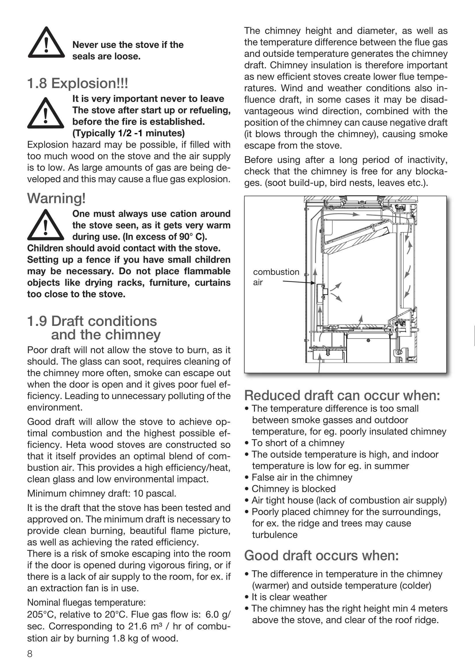 ファイヤーサイド HETA SCAN LINE1000 INSTRUCTIONS 資料 8ページ目