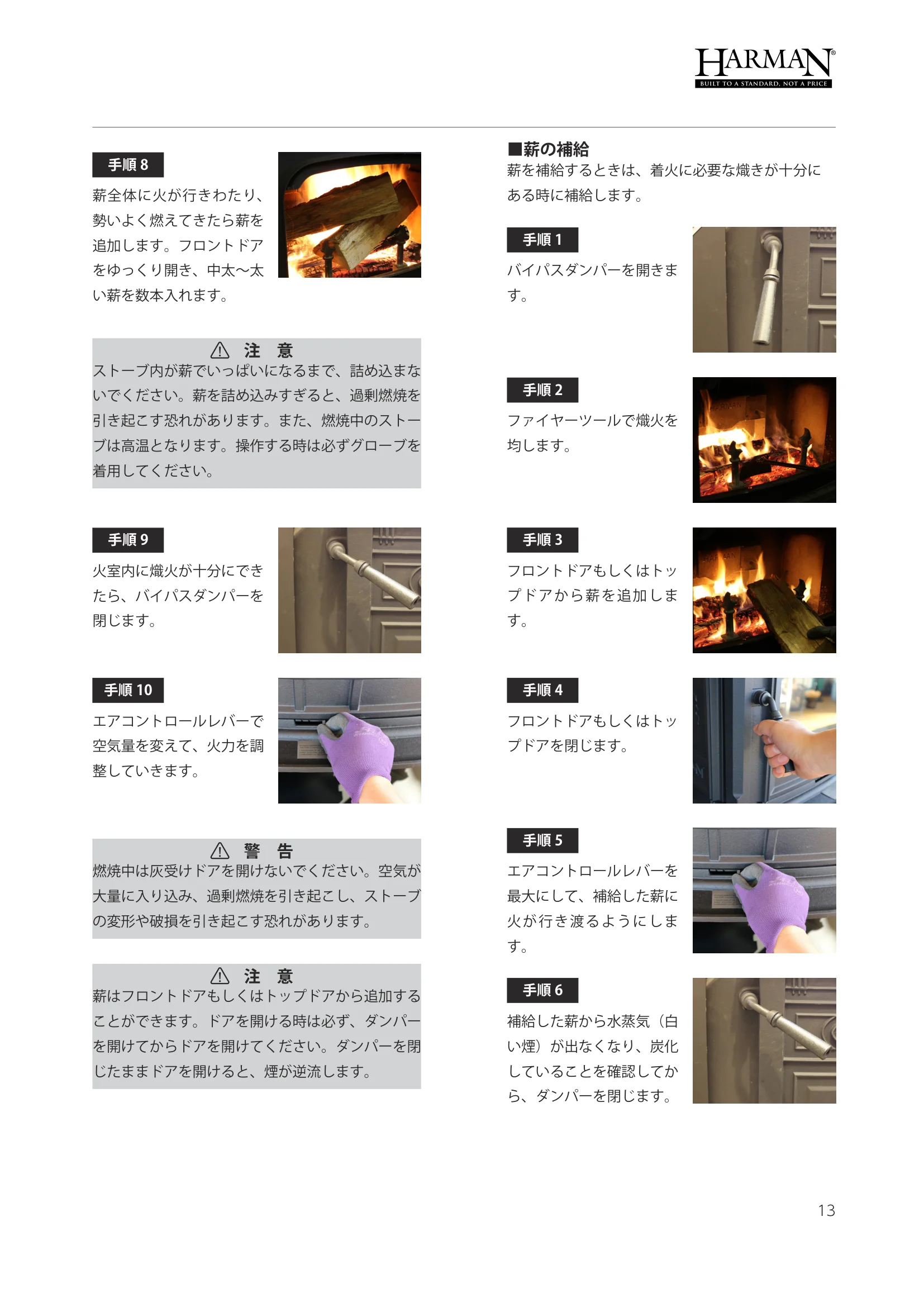 ハーマン OAKLEAF（2016年版） 取扱説明書 13ページ目