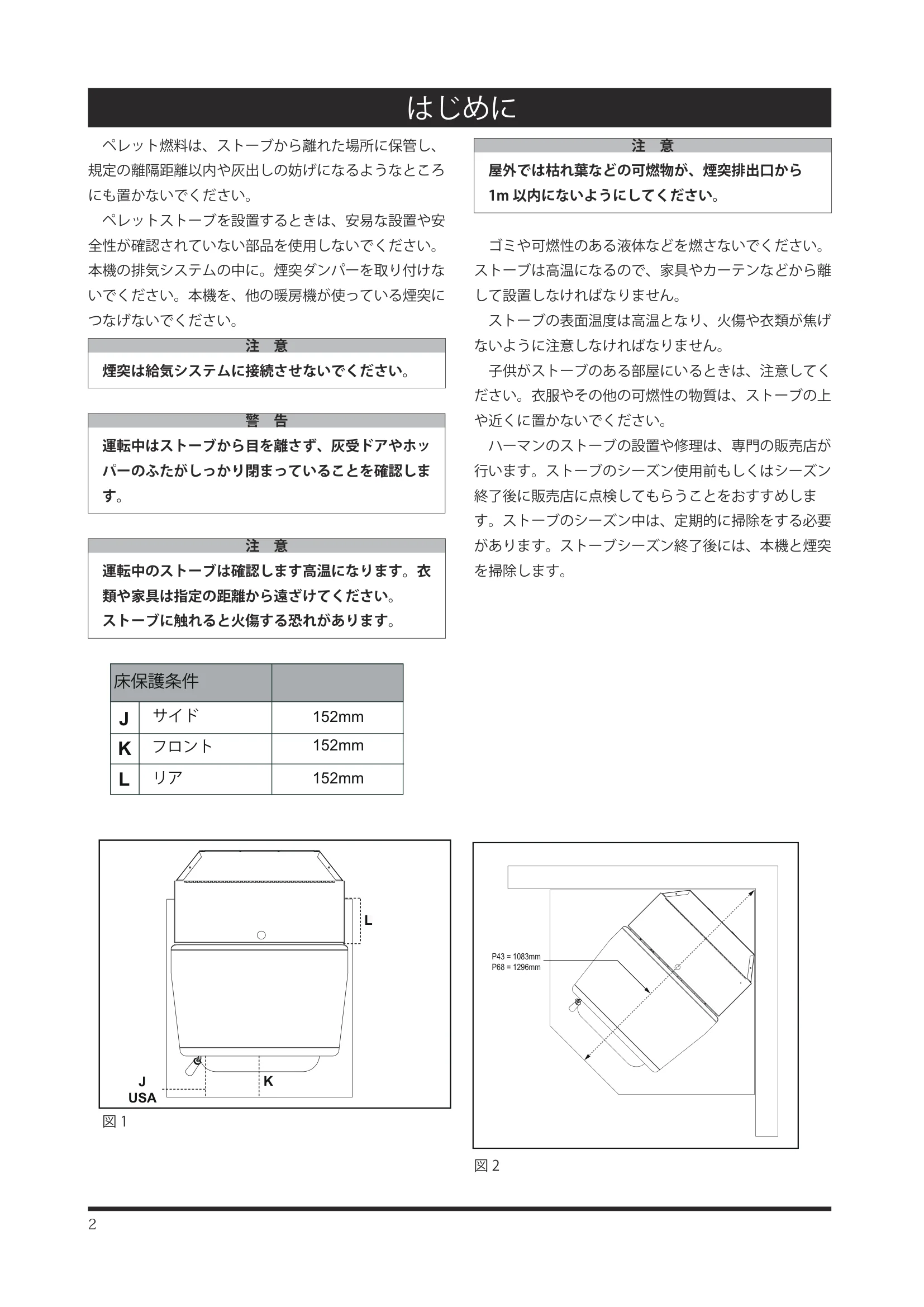 ハーマン P43 P68 INSTALL（2024年版） 設置ガイド 2ページ目