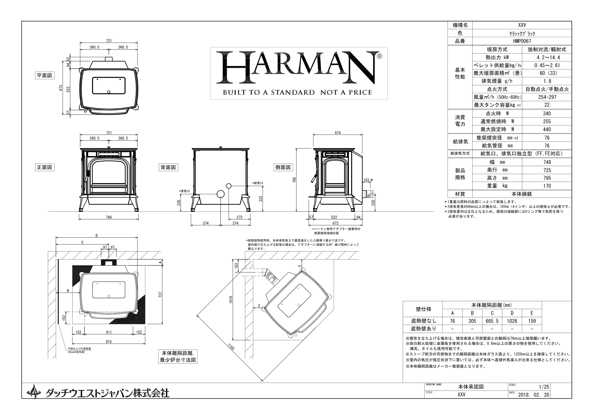 ハーマン XXV 承認図