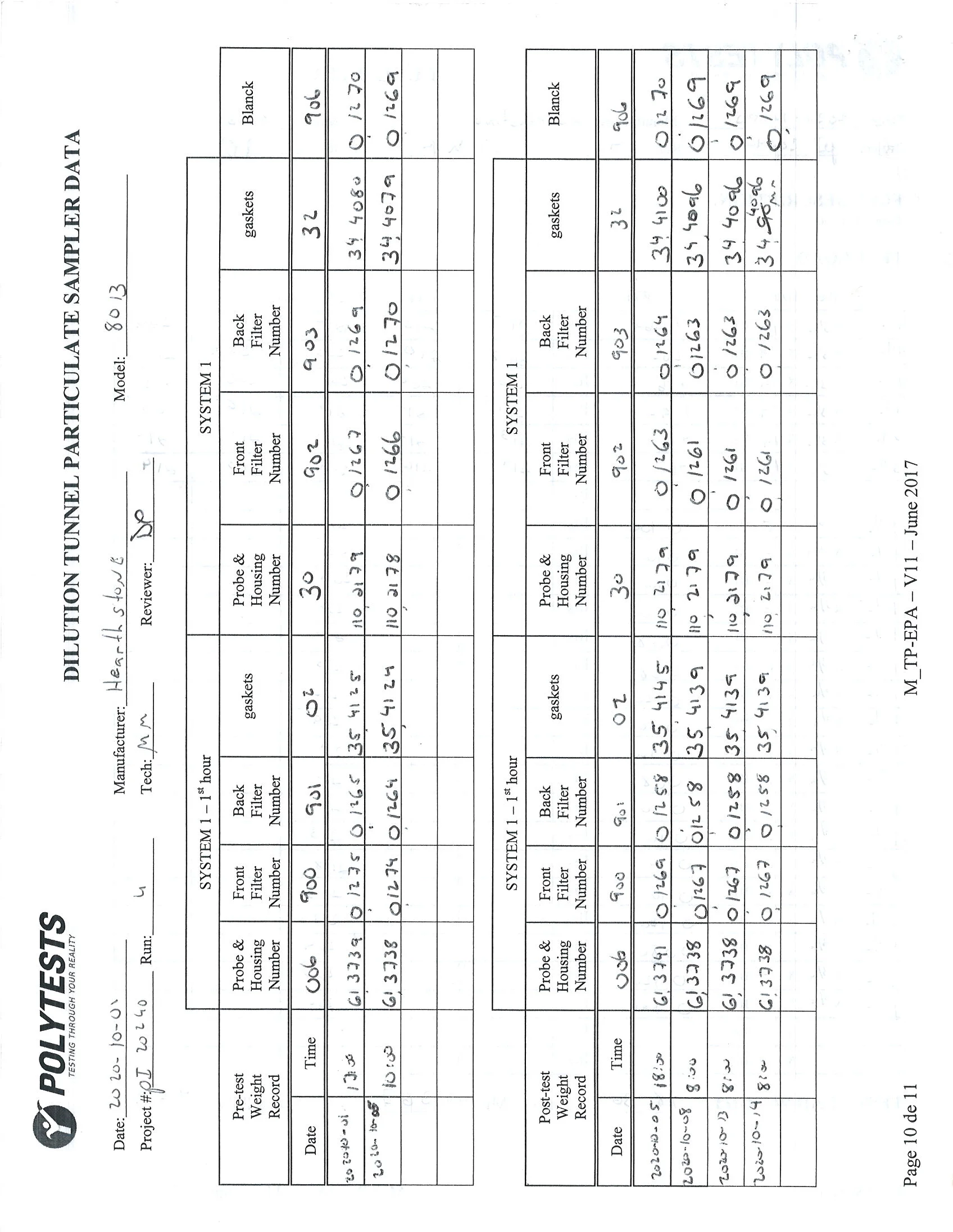 ハースストーン HEARTHSTONE MANSFIELD 8013 EPA REPORT 技術資料 101ページ目