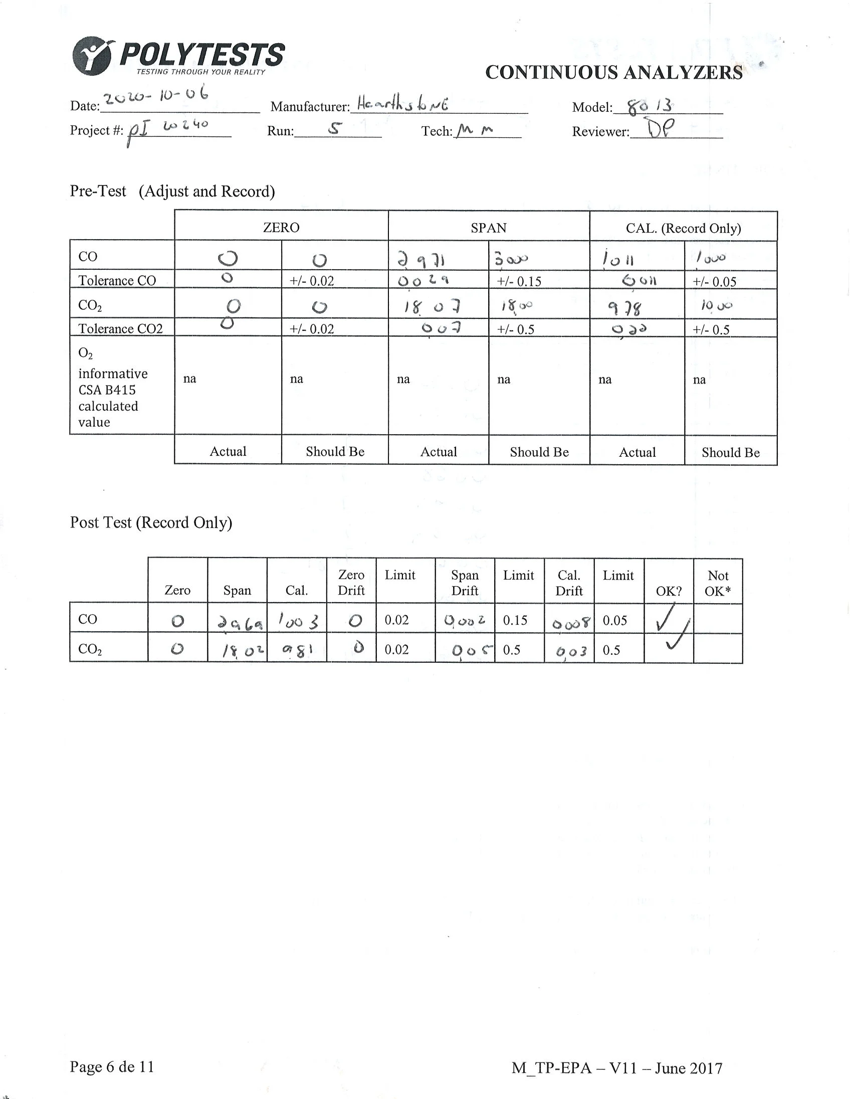 ハースストーン HEARTHSTONE MANSFIELD 8013 EPA REPORT 技術資料 121ページ目