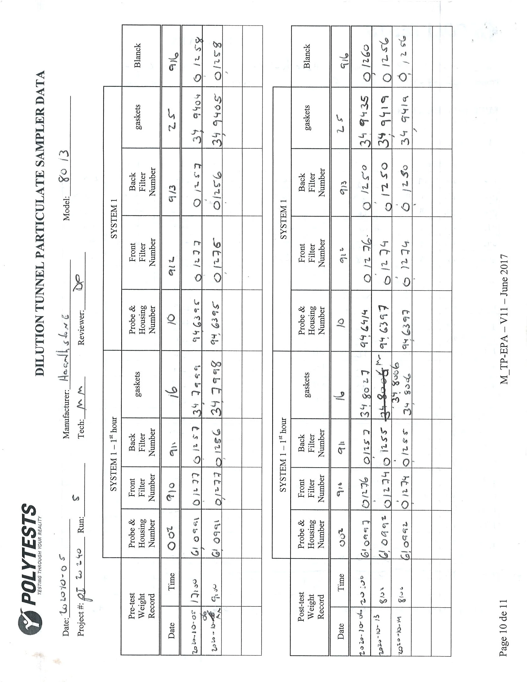 ハースストーン HEARTHSTONE MANSFIELD 8013 EPA REPORT 技術資料 125ページ目