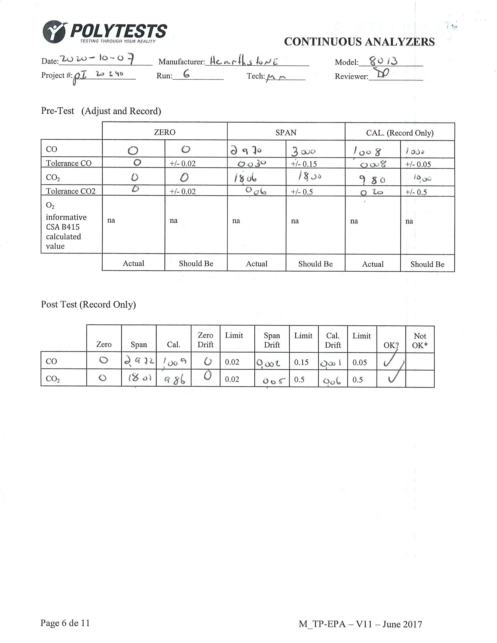 ハースストーン HEARTHSTONE MANSFIELD 8013 EPA REPORT 技術資料 143ページ目