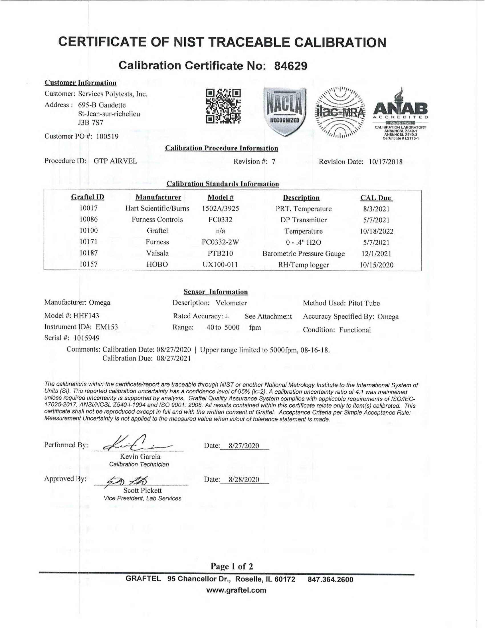 ハースストーン HEARTHSTONE MANSFIELD 8013 EPA REPORT 技術資料 261ページ目