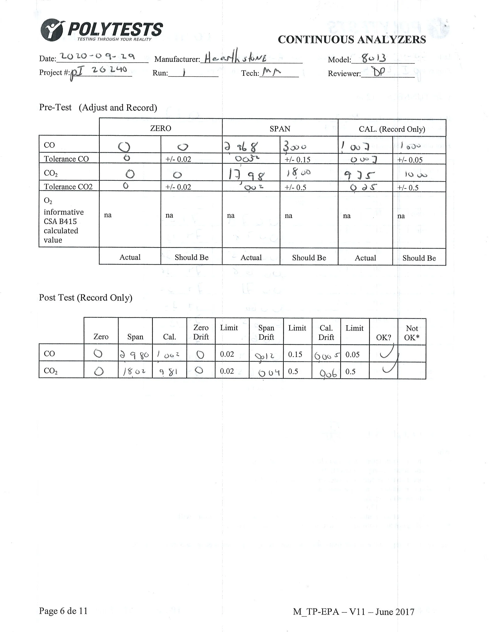 ハースストーン HEARTHSTONE MANSFIELD 8013 EPA REPORT 技術資料 33ページ目