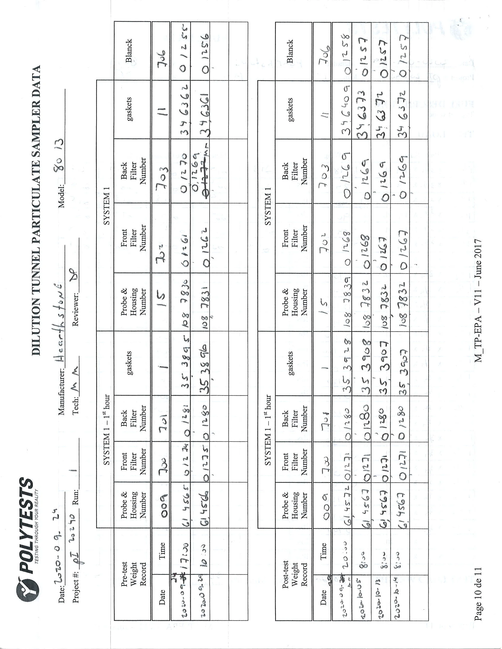 ハースストーン HEARTHSTONE MANSFIELD 8013 EPA REPORT 技術資料 37ページ目