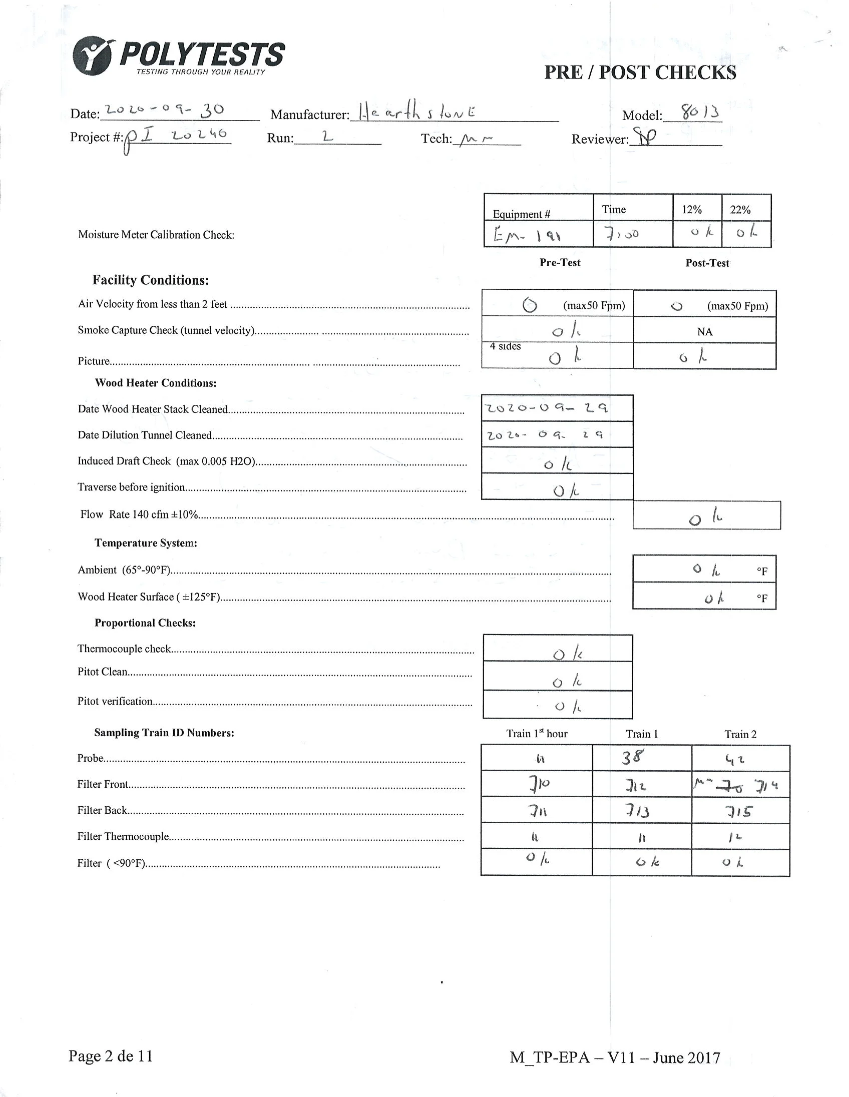 ハースストーン HEARTHSTONE MANSFIELD 8013 EPA REPORT 技術資料 52ページ目
