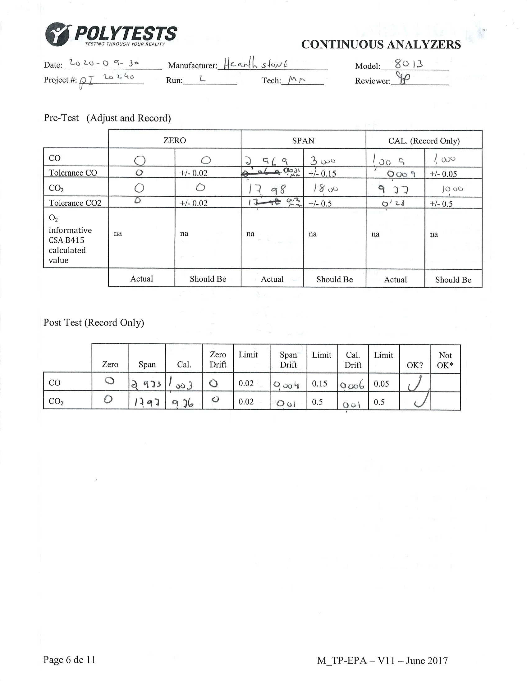 ハースストーン HEARTHSTONE MANSFIELD 8013 EPA REPORT 技術資料 56ページ目