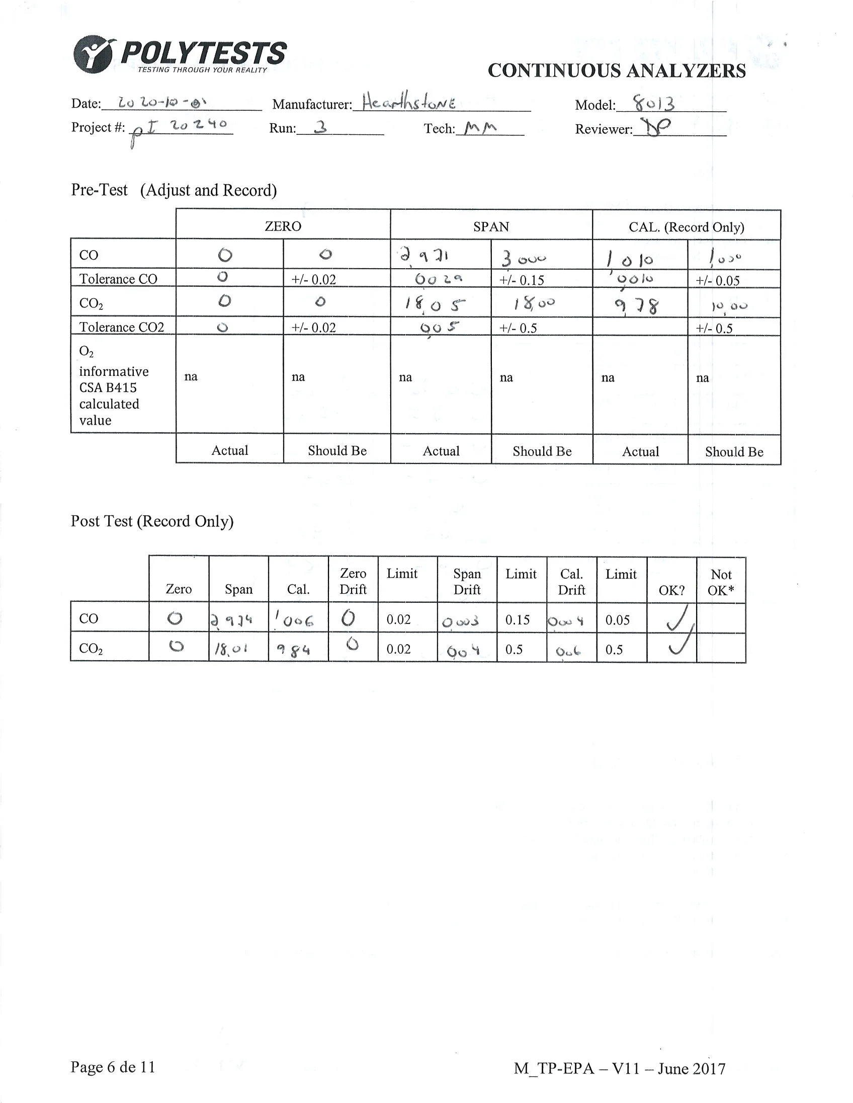 ハースストーン HEARTHSTONE MANSFIELD 8013 EPA REPORT 技術資料 76ページ目