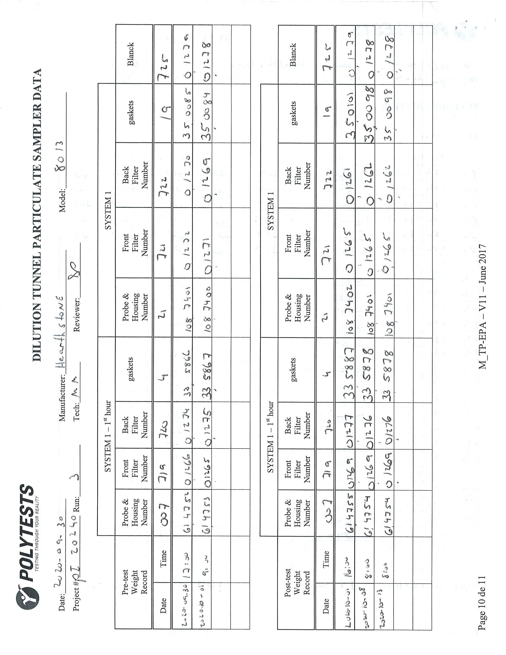 ハースストーン HEARTHSTONE MANSFIELD 8013 EPA REPORT 技術資料 80ページ目