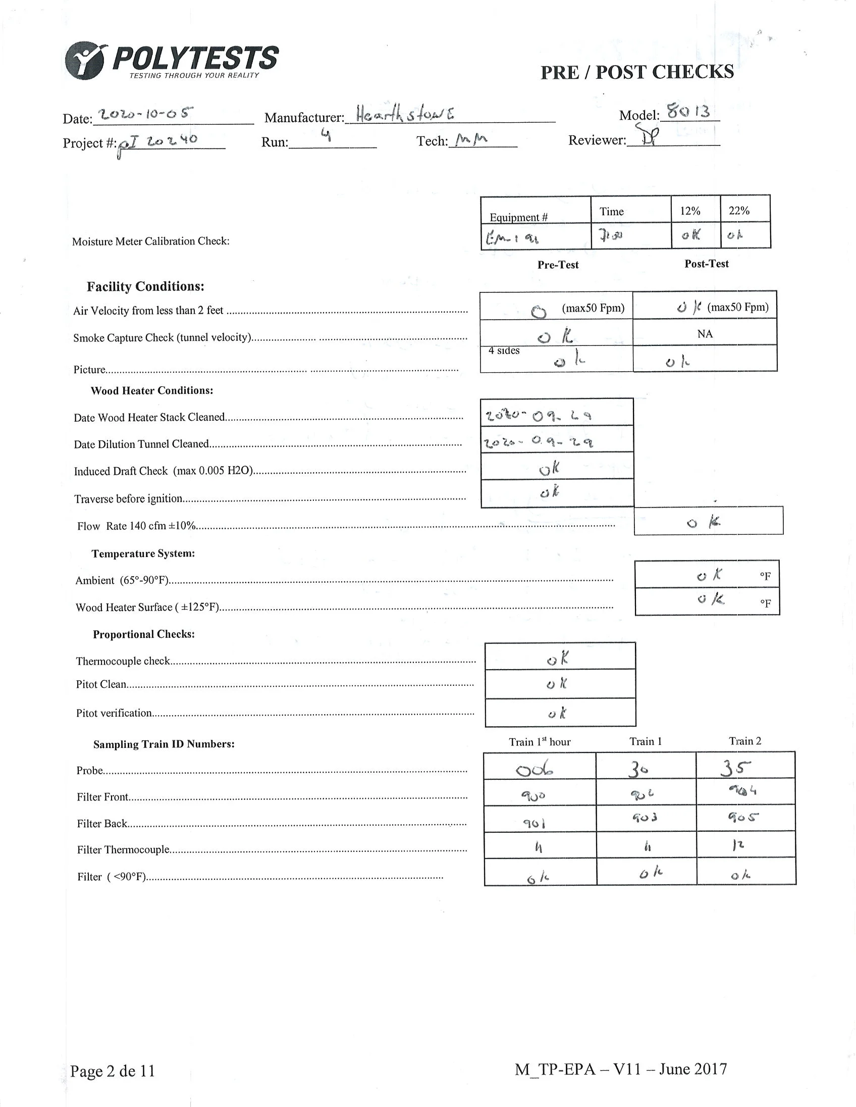 ハースストーン HEARTHSTONE MANSFIELD 8013 EPA REPORT 技術資料 93ページ目