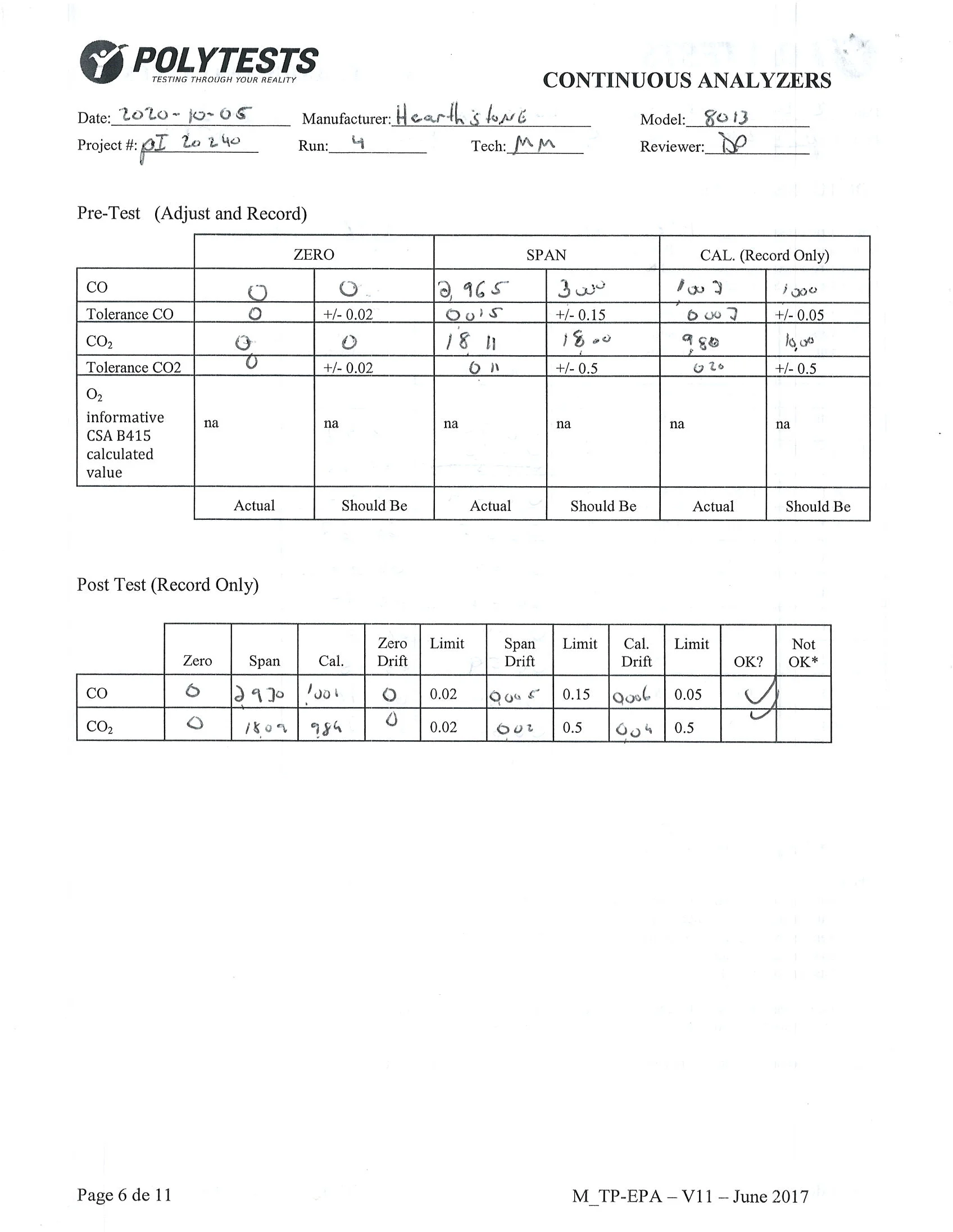 ハースストーン HEARTHSTONE MANSFIELD 8013 EPA REPORT 技術資料 97ページ目