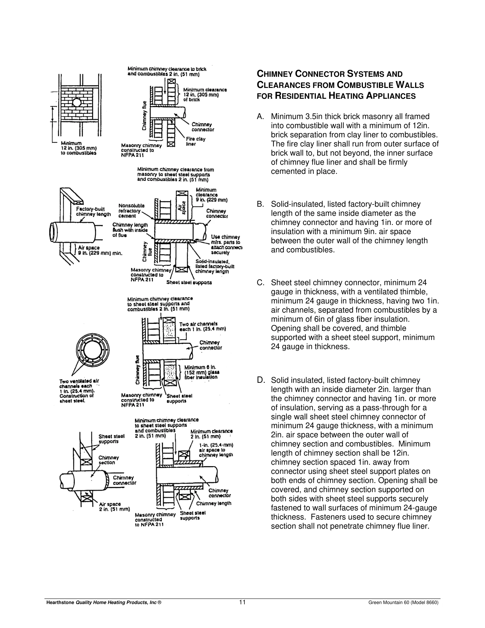ハースストーン HEARTHSTONE SHELBURNE II 8372 WOOD STOVE EPA REPORT 技術資料 220ページ目