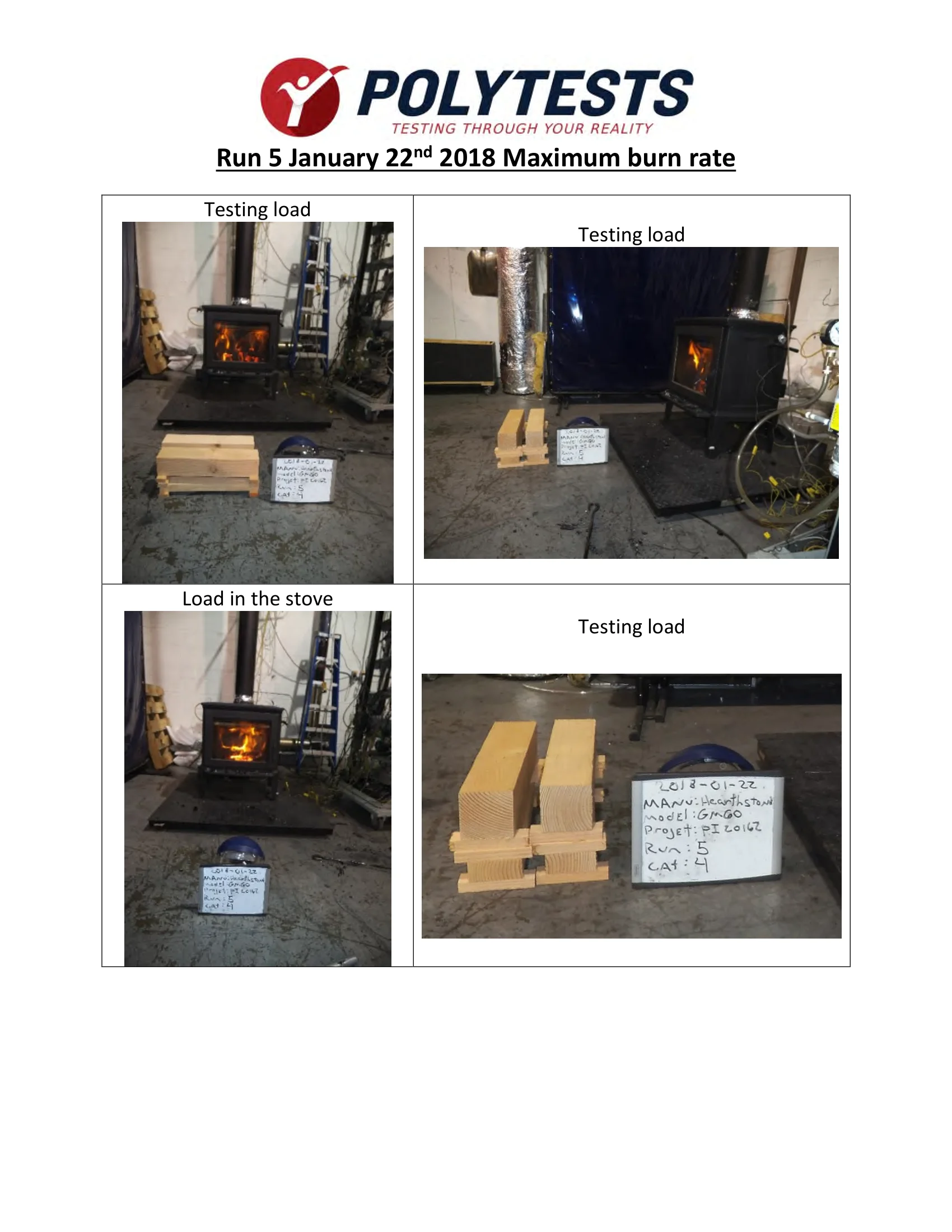 ハースストーン HEARTHSTONE SHELBURNE II 8372 WOOD STOVE EPA REPORT 技術資料 262ページ目