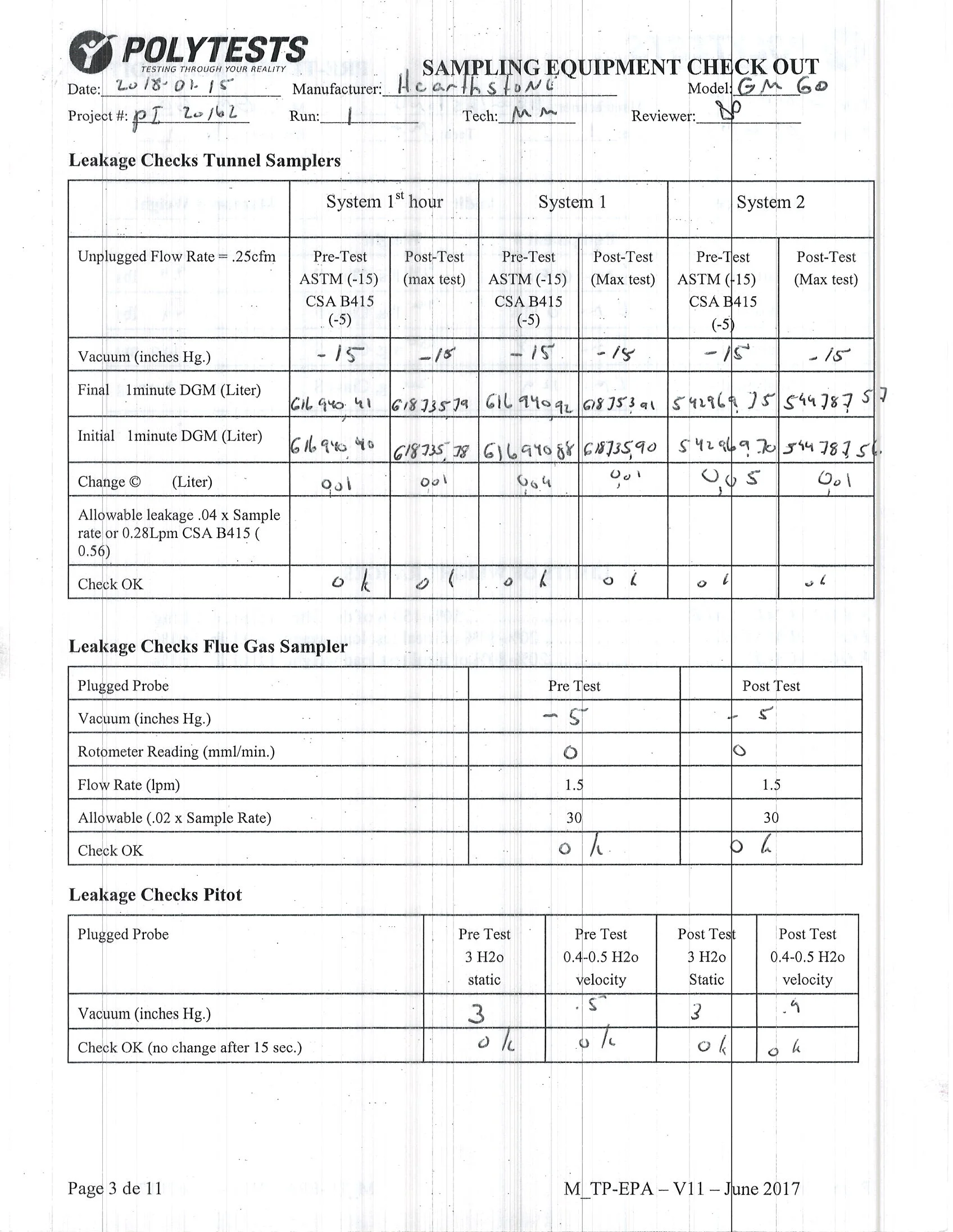 ハースストーン HEARTHSTONE SHELBURNE II 8372 WOOD STOVE EPA REPORT 技術資料 28ページ目