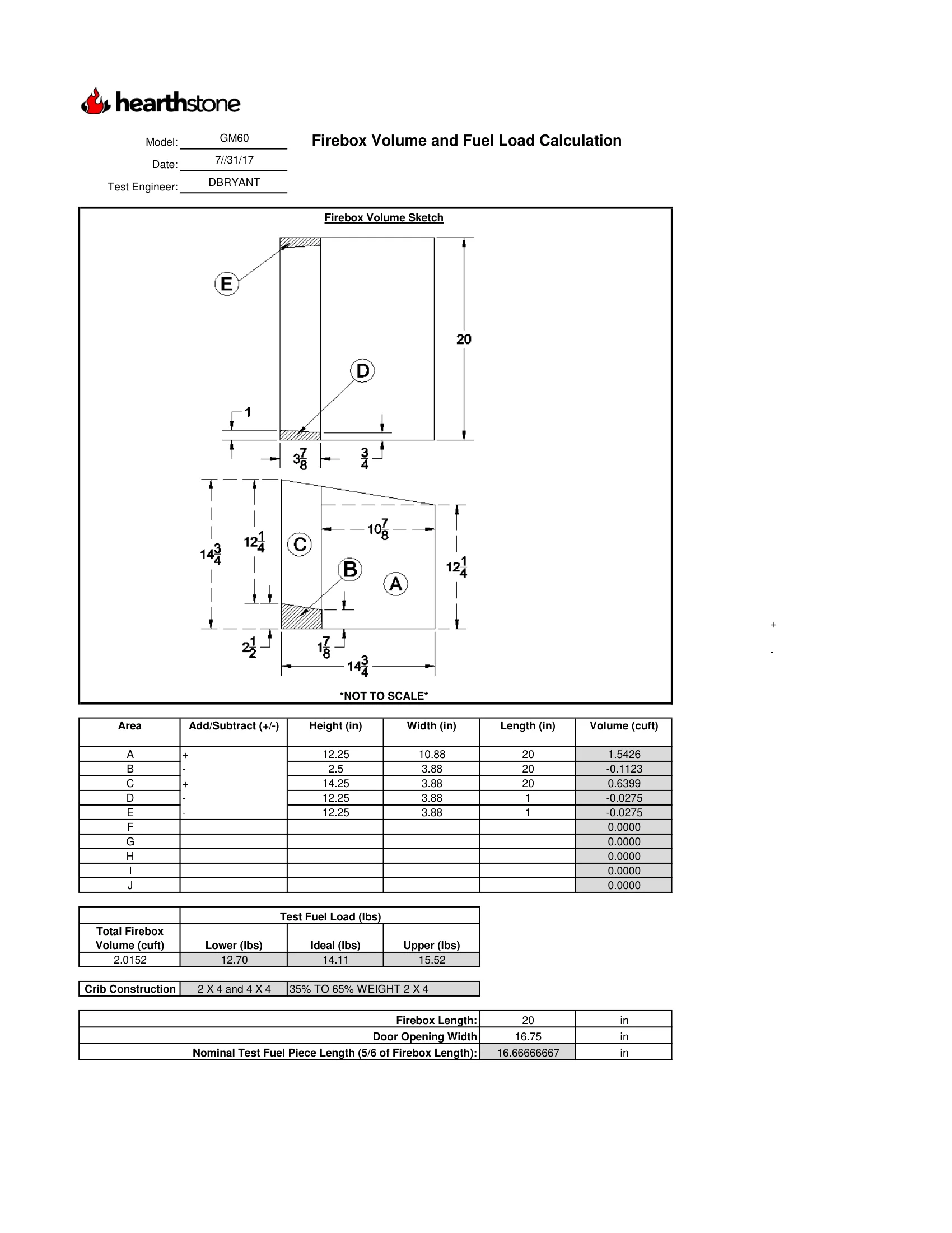ハースストーン HEARTHSTONE SHELBURNE II 8372 WOOD STOVE EPA REPORT 技術資料 291ページ目