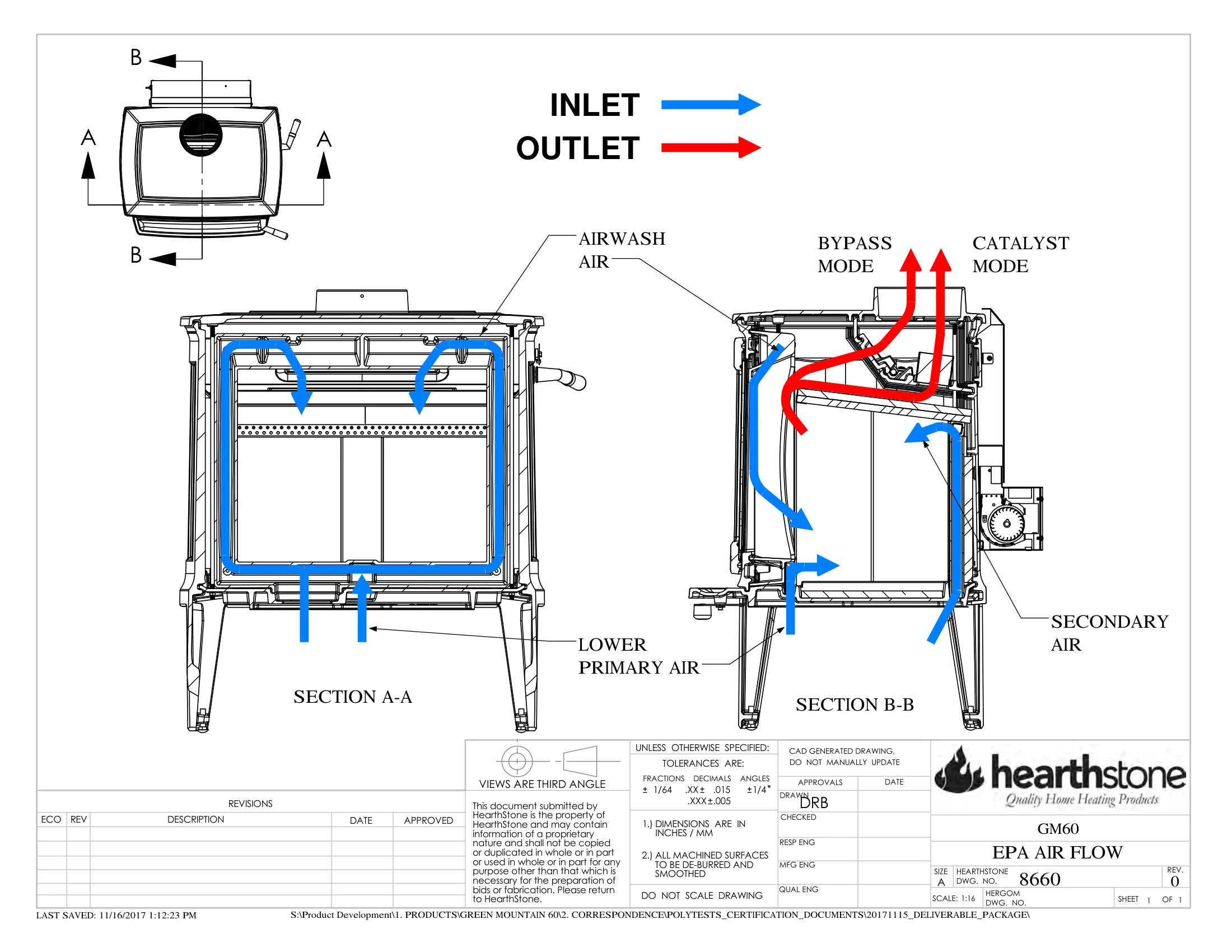 ハースストーン HEARTHSTONE SHELBURNE II 8372 WOOD STOVE EPA REPORT 技術資料 295ページ目