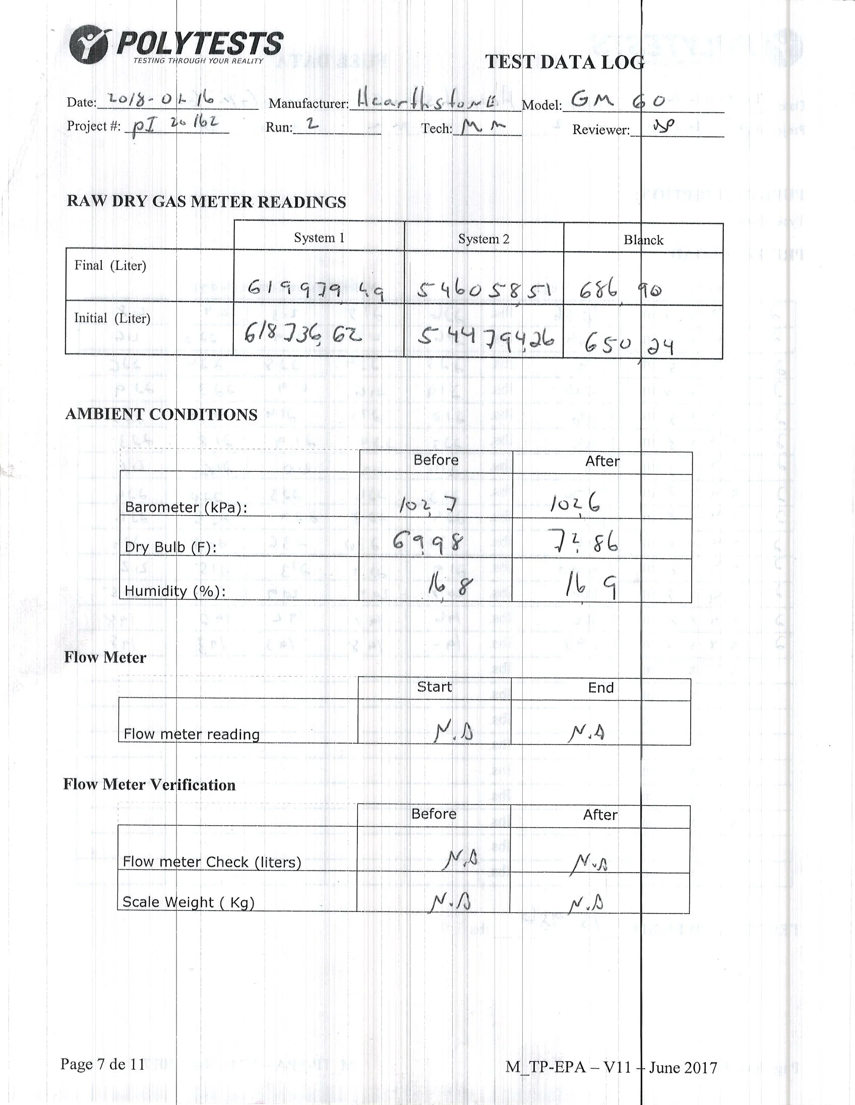 ハースストーン HEARTHSTONE SHELBURNE II 8372 WOOD STOVE EPA REPORT 技術資料 50ページ目