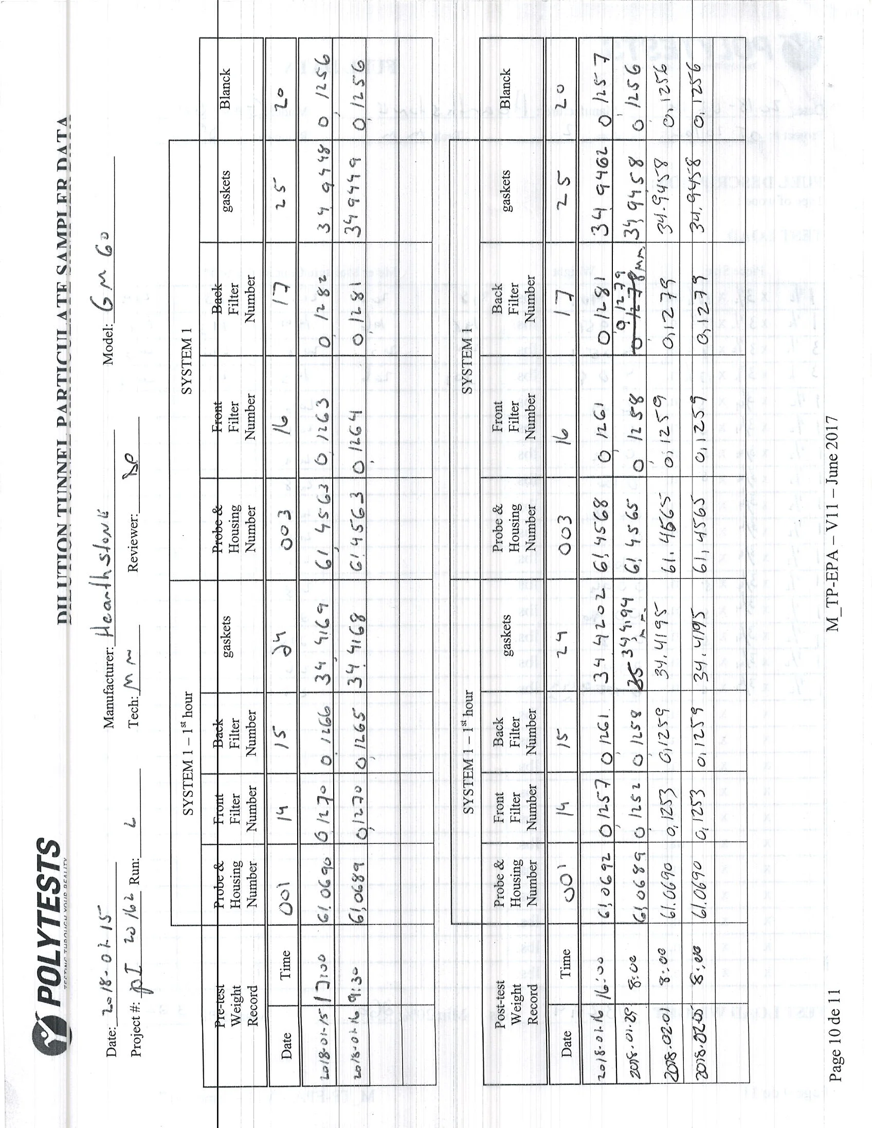 ハースストーン HEARTHSTONE SHELBURNE II 8372 WOOD STOVE EPA REPORT 技術資料 53ページ目