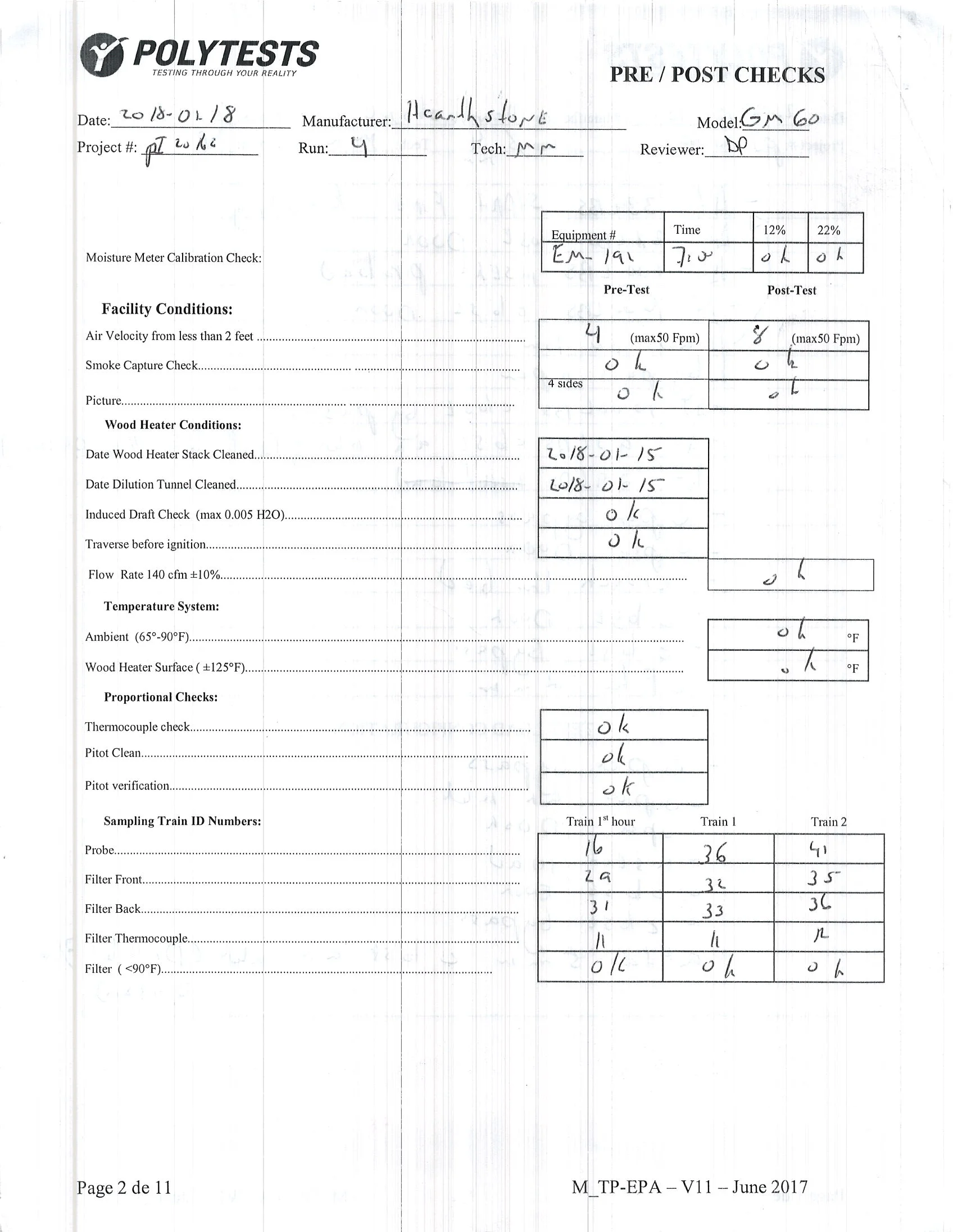 ハースストーン HEARTHSTONE SHELBURNE II 8372 WOOD STOVE EPA REPORT 技術資料 84ページ目