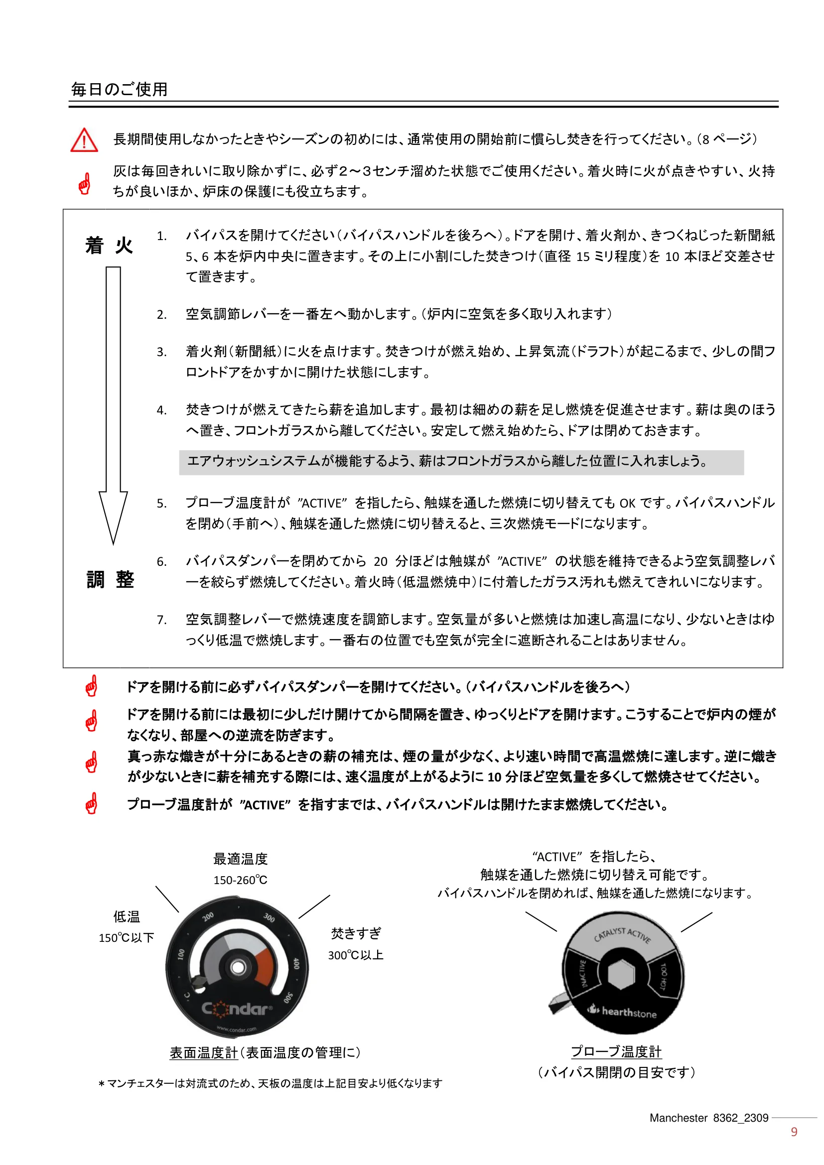 ハースストーン MANUAL TH_MANCHESTER8362_2309 技術資料 9ページ目